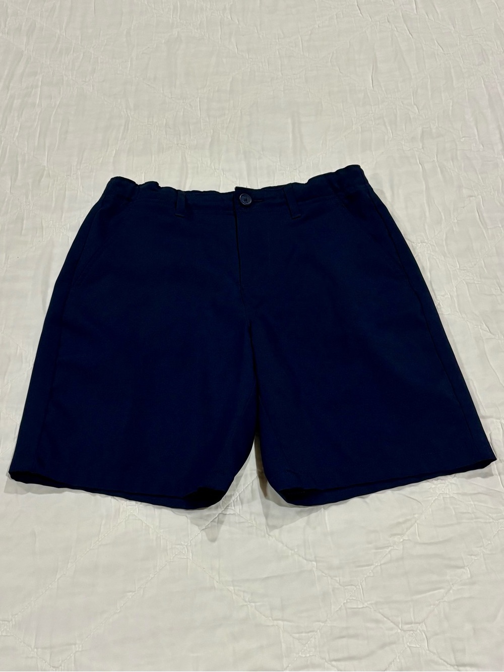 Classic Boys Flat Front Navy Golf Shorts